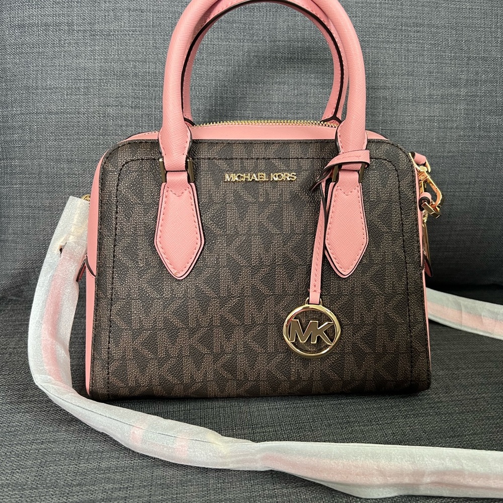 NWT MICHAEL KORS AYDEN MEDIUM DOME SATCHEL HANDBAG - Picture 3 of 8